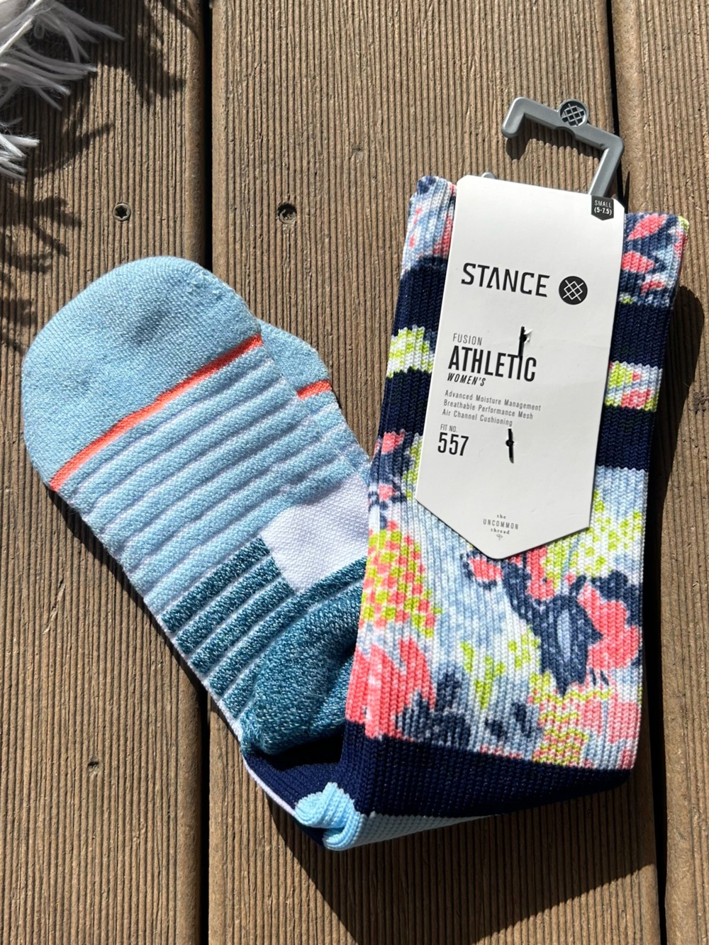 Stance Flowerful Fusion Athletic Crew Socks Womenâs Small 5-7.5
New with tags!